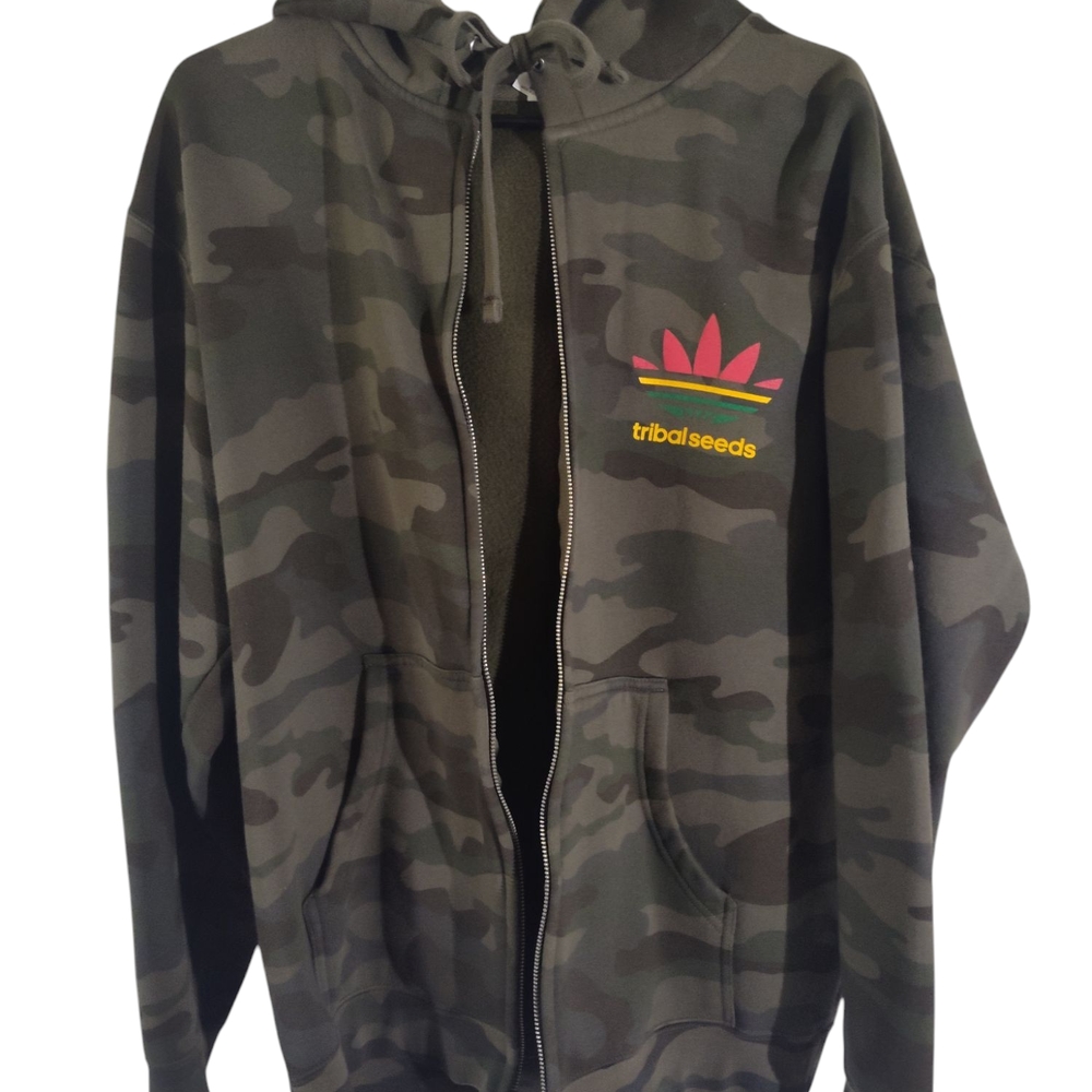 Tribal Seeds Camo Hoodie with Logo